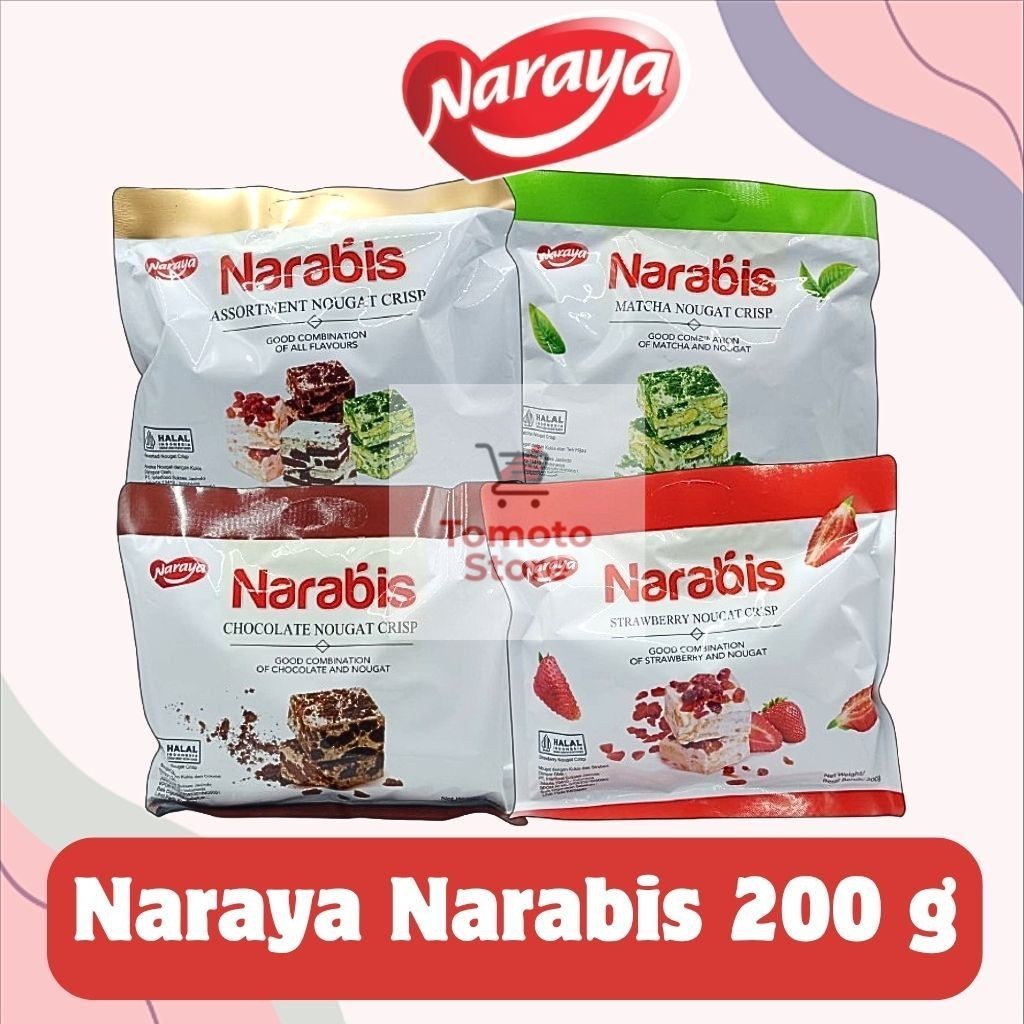 

TOMOTOSTORE Naraya Narabis Nougat Crips 200 gr
