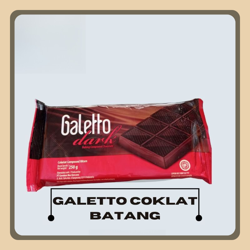

Galetto Coklat Galetto Dark Coklat 250 gr Coklat Batang Es Kul Kul