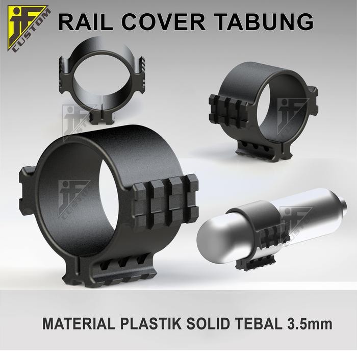 Rail Cover Tabung - OD. 32