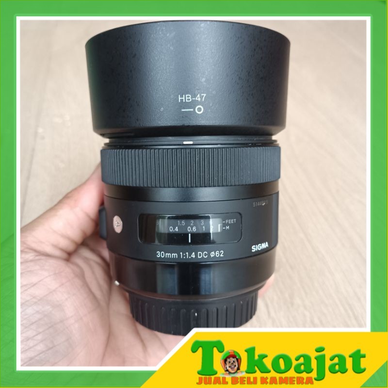 Lensa Sigma 30mm f1.4 art for Canon MULUS