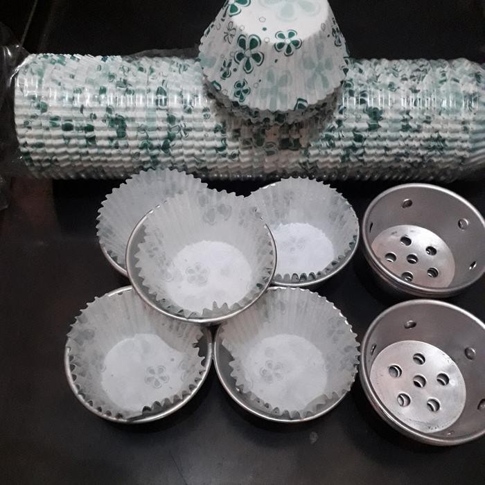 KERTAS/CUP CAKE BOLU KUKUS PENDEK A & B SIZE BESAR & SEDANG ISI 50PCS