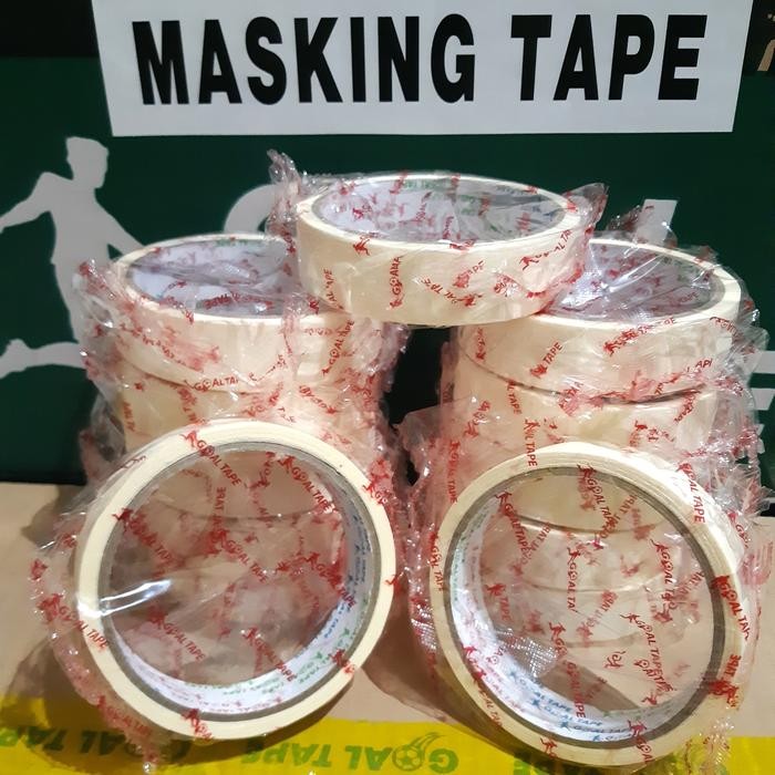 

Hu h LAKBAN KERTAS/ MASKING TAPE 1"(24MM × 11M) MURAH!!! BEST QUALITY