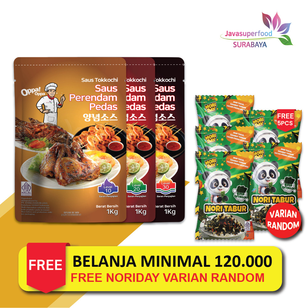 

Saus Perendam Pedas Tokkochi Saus Buldak Pedas 1Kg Oppa-Oppa murah