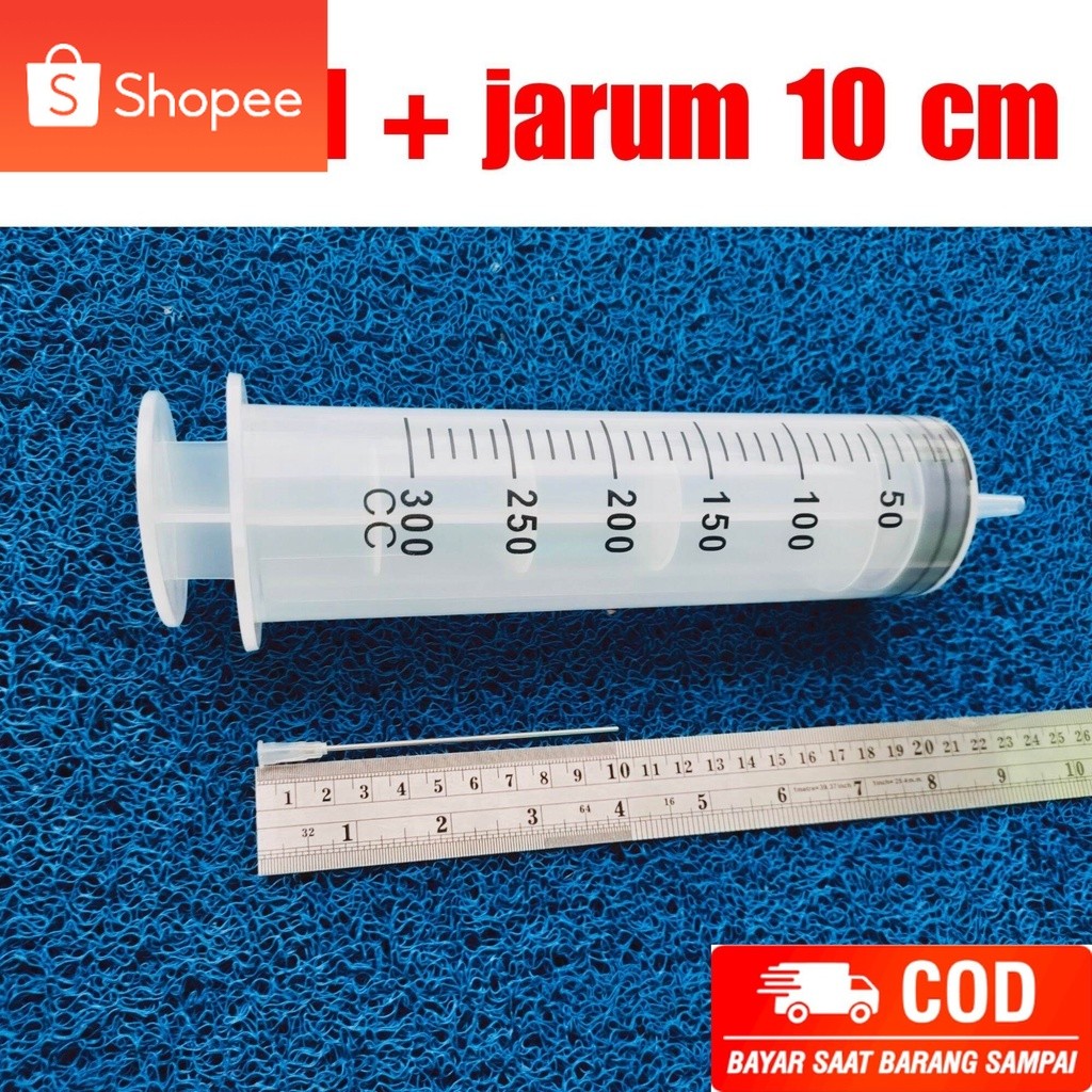 [KJ] SUNTIKAN BESAR KAPASITAS JUMBO LARGE SYRINGE 300 CC BUKAN 200 ML 500 ML SPUID SPUIT SYRINGE TAB