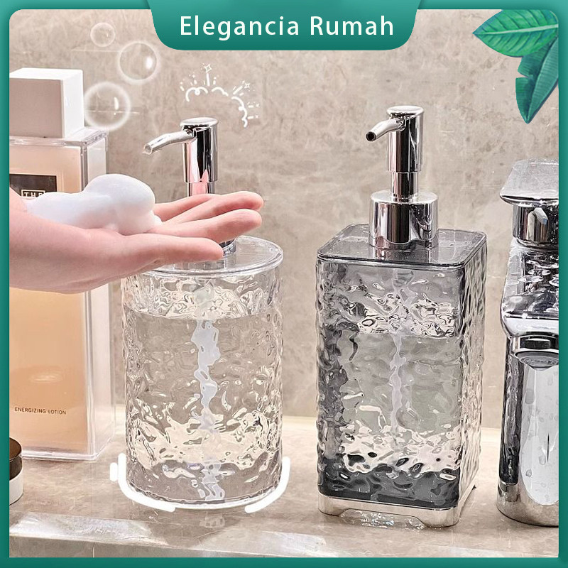 Botol Sabun /Botol Lotion/ Sabun Cair Aesthetic Kotak /Dispenser Sabun Transparan Kacaump/Botol Sabu