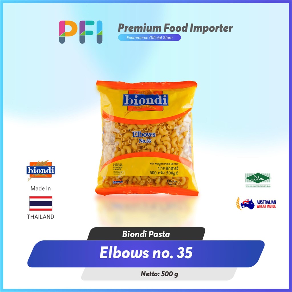 

Pasta Biondi Elbows No 35 500gr