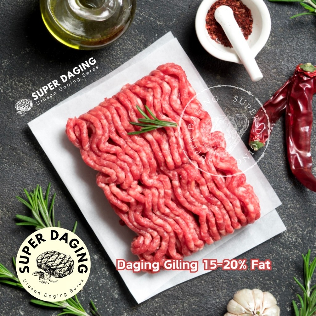 

Daging Sapi Giling / Minced Beef 15-20% Fat 500g - Super Daging Palembang