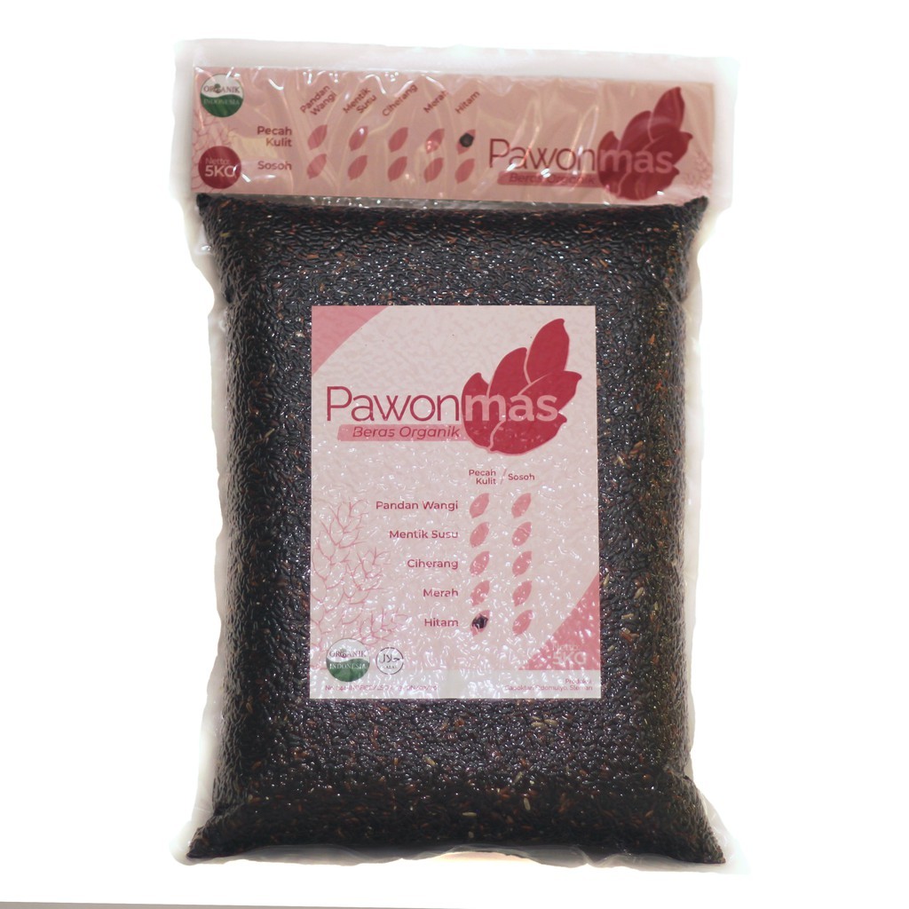 

Pawonmas Beras Hitam Organik Pecah Kulit [5kg]