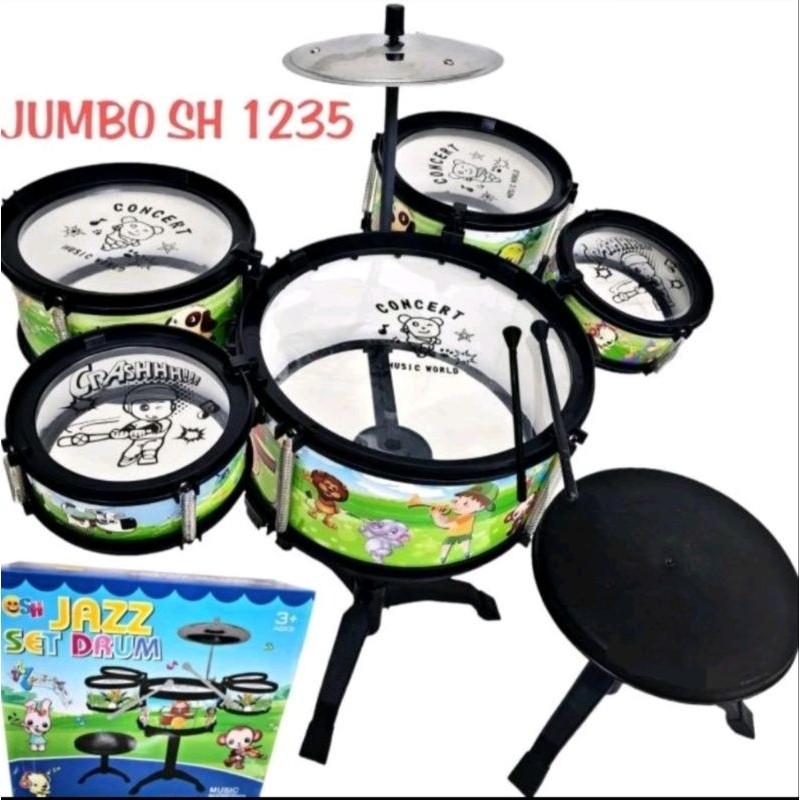 Mainan anak jazz drum besar/SH1235 CO