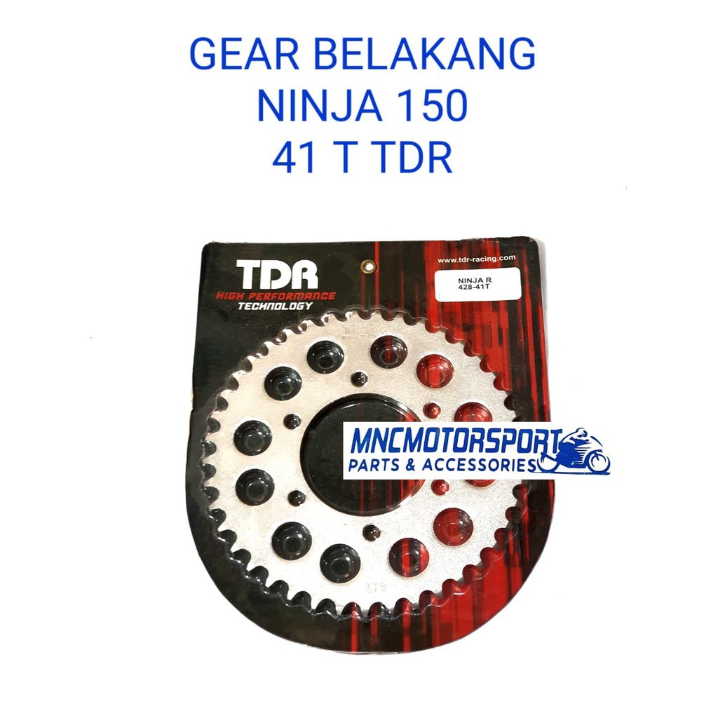 GEAR GIR BELAKANG TDR 428 41 T NINJA 150 R SS RR