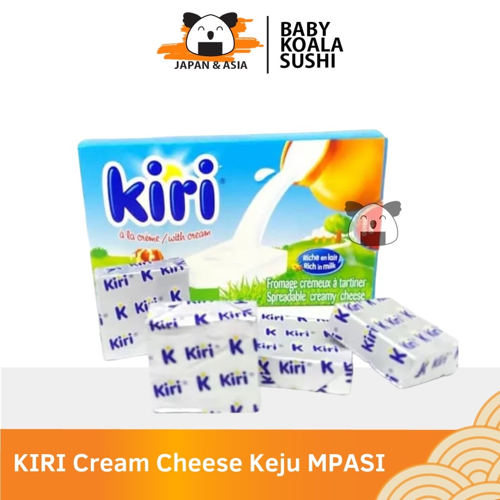 

EXP. 08/2025 KIRI Cheese Creamy Keju Oles 108g | Bisa untuk MPASI Bayi