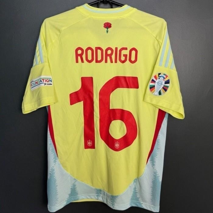 JERSEY BAJU BOLA SPANYOL AWAY EURO 2024/2025 + NAMESET