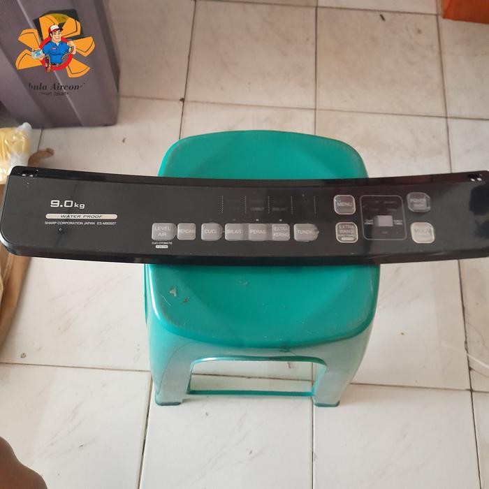 COVER BODY PCB MESIN CUCI SHARP J-TECH INVERTER 9,0KG TYPE ES-M9000T NEW ORI tool