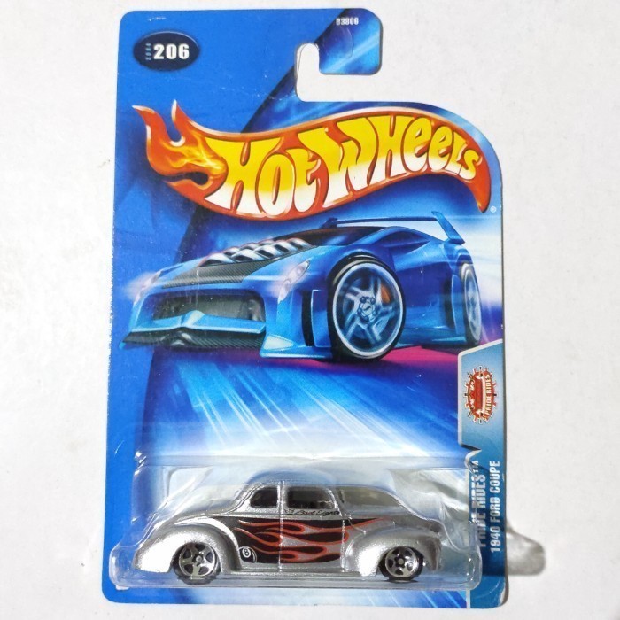 Hotwheels 1940 40 Ford Coupe silver 2005 HW