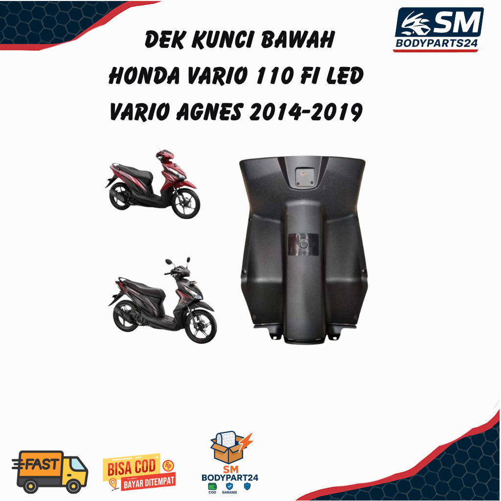 Legsil Kunci Bawah Honda Beat FI 2013-2015 / Dek Kunci Bawah Honda Beat FI / Body Kasar Beat FI