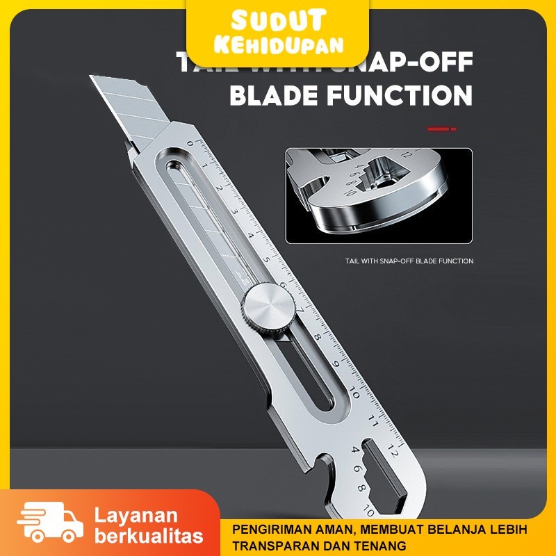 

Set 10 Potong Multifungsi - Pisau Kerajinan Bahan Stainless Steel Tebal Ukuran Besar, untuk Memotong Kertas dan Berbagai Bahan