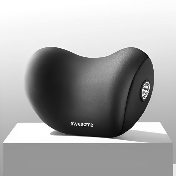 Bantal Leher Mobil PREMIUM SET Bantal Pinggang Mobil Memory Foam Headrest Mobil Sandaran Jok Mobil B