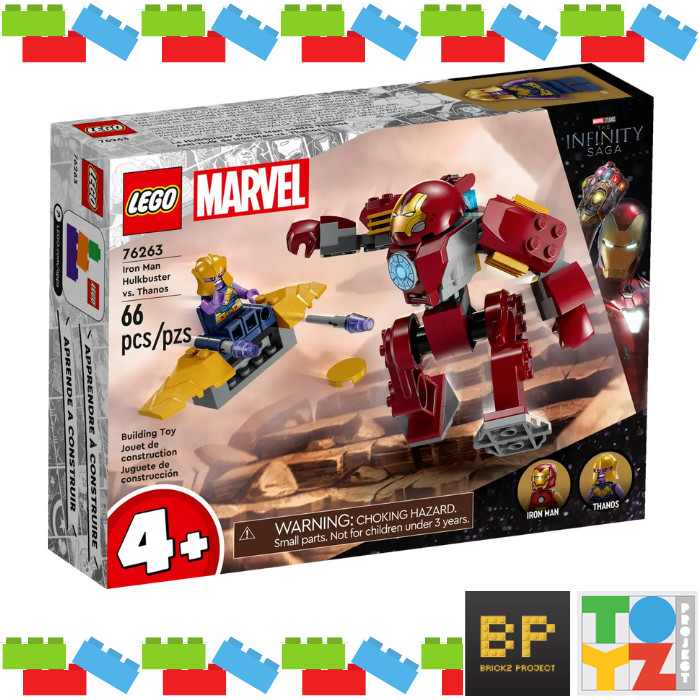 Lego 76263 Marvel - Iron Man Hulkbuster vs. Thanos Original TP bali