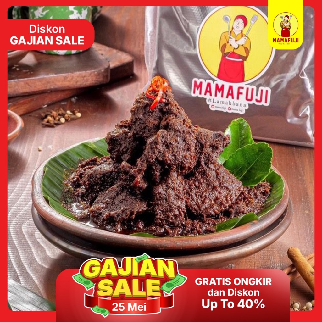 

Mamafuji - Rendang Padang Asli 700gr (Ukuran Besar)