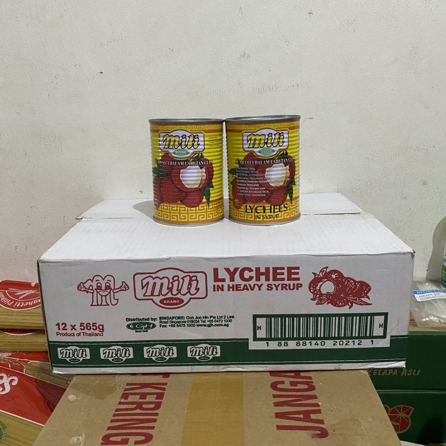 

Mili Lychee Leci 1 Dus / 12 Kaleng x 565gr