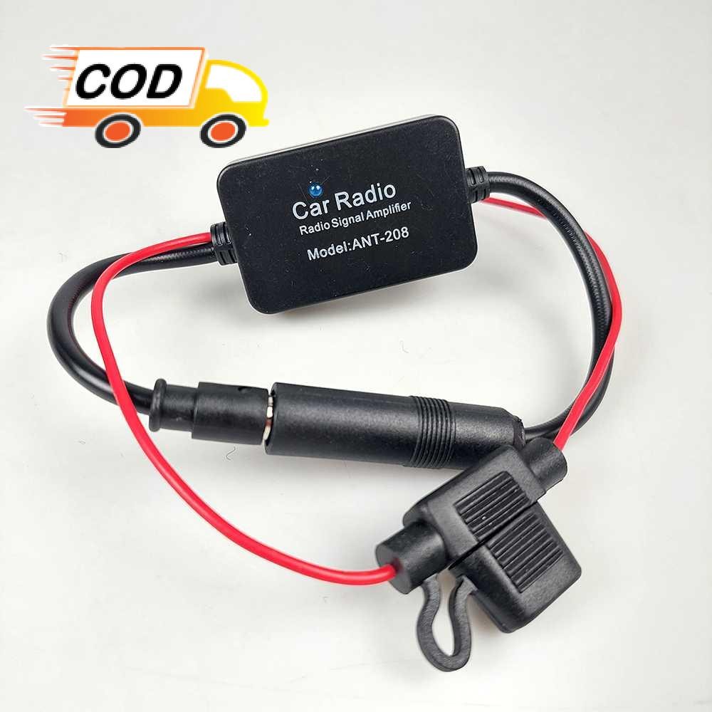 Antena Penguat Sinyal Radio AM/FM untuk Mobil Mengurangi Noise Lebih Jernih Car Radio Signal Amplifi