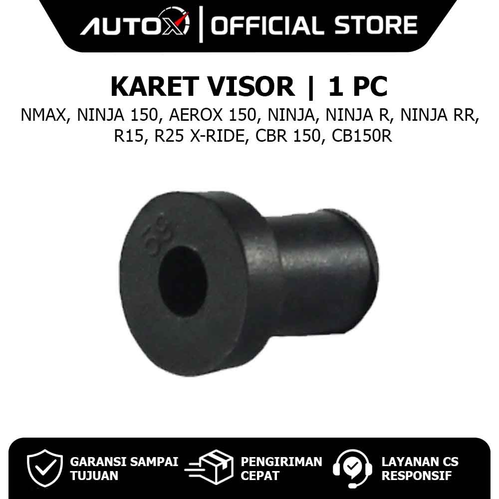 Karet Visor NMAX & Aerox 150 & CBR 150R Streetfire & Ninja RR R15 R25 & XRide 125 & GSX & Byson & Sc