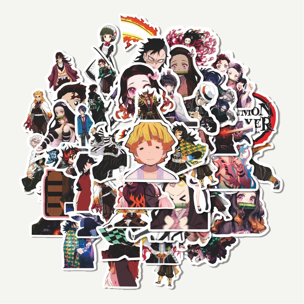 

Sticker Pack Sticker Anime Demon Slayer Sticker | Sticker TUMBLR | Stiker LAPTOP KOPER HELM