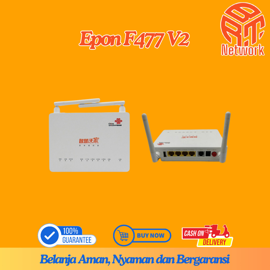 MODEM EPON ZTE F477 V2 ROUTER ONU EPON - CO