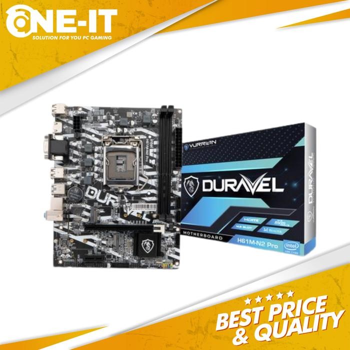 MOTHERBOARD VURRION DURAVEL H61M-N2 PRO Intel H61 LGA 1155 DDR3