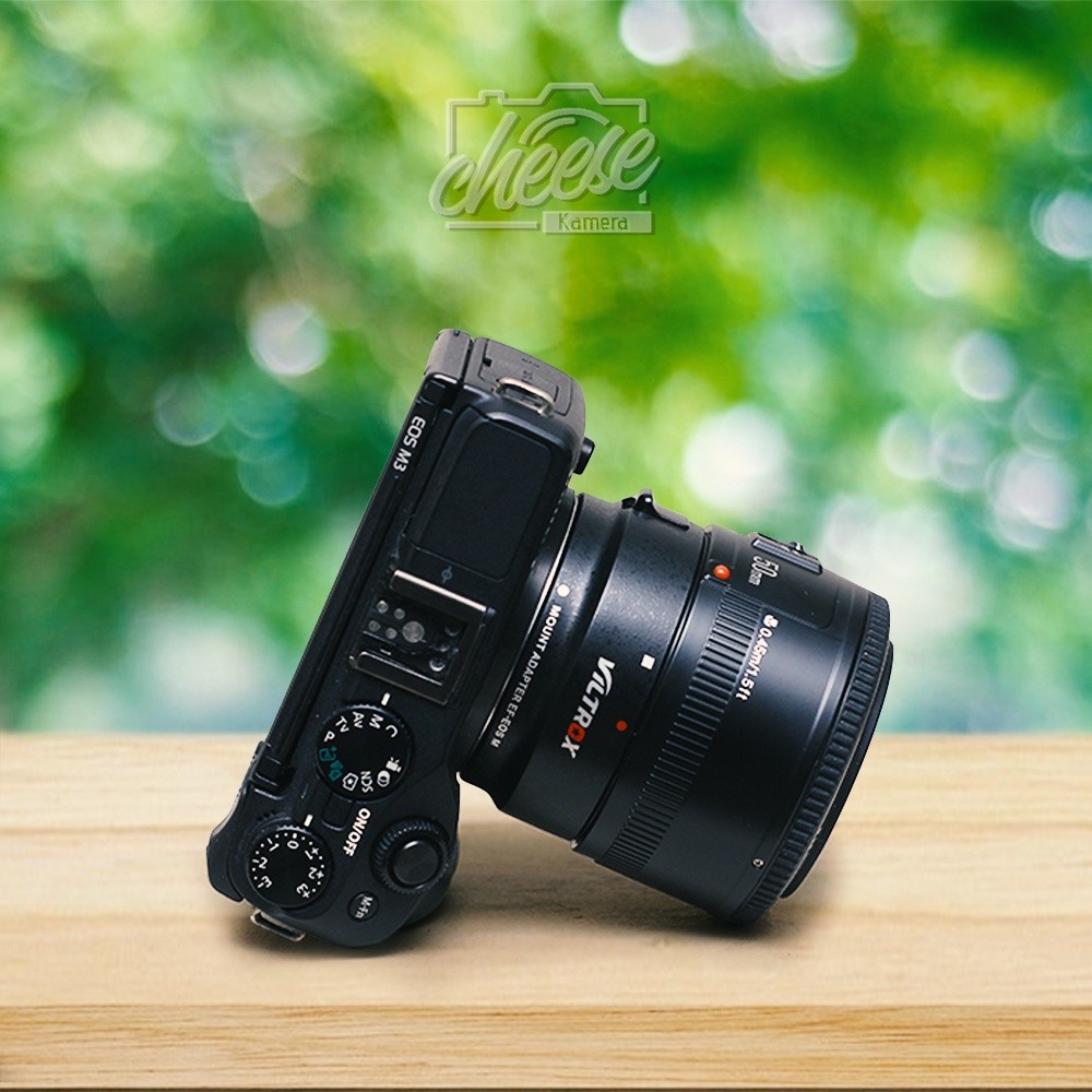[PAKET BOKEH] CANON M3 LENSA FIX 50MM YONGNUO BISA AUTOFOKUS HASIL BOKEH JUARA CO