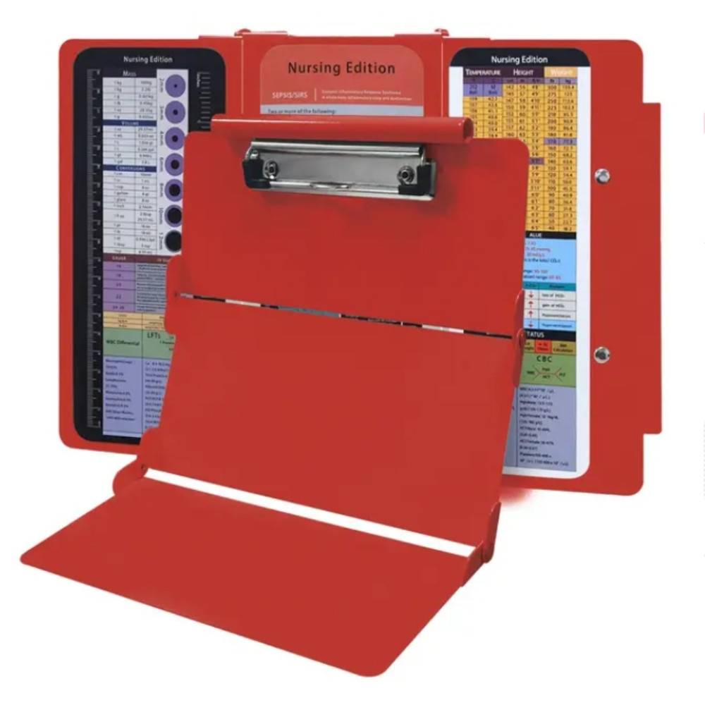 

Nursing Clipboard Foldable Clipboard Nursing Edition Aluminum 3 Layers Foldable Clipboard
