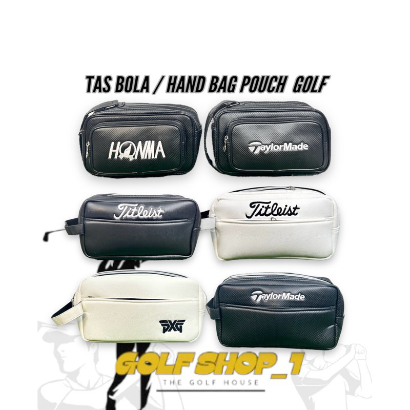 Tas bola golf pouch hand bag ball golf tas pouch serbaguna premium - Tas bola golf lokal bag golf mo