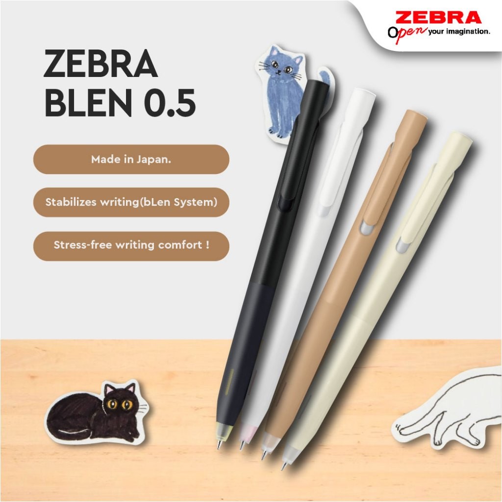 

Zebra Pulpen Blen Cats Series 0.5mm - Limited Edition