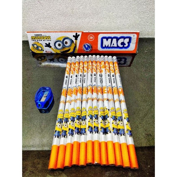 

Pensil 2B Macs Toblerone (isi 12 pcs) free rautan