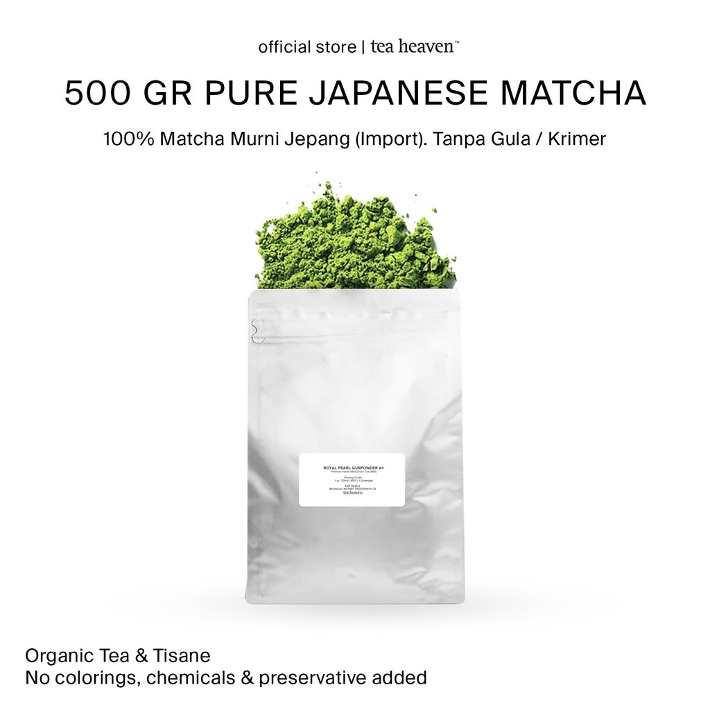 

Tea Heaven Pure Japanese Matcha Powder 500gr