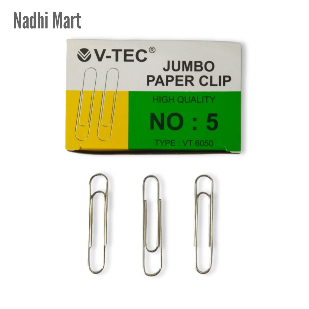 

PAPER CLIP V-TEC NO 5 / KLIP KERTAS JUMBO