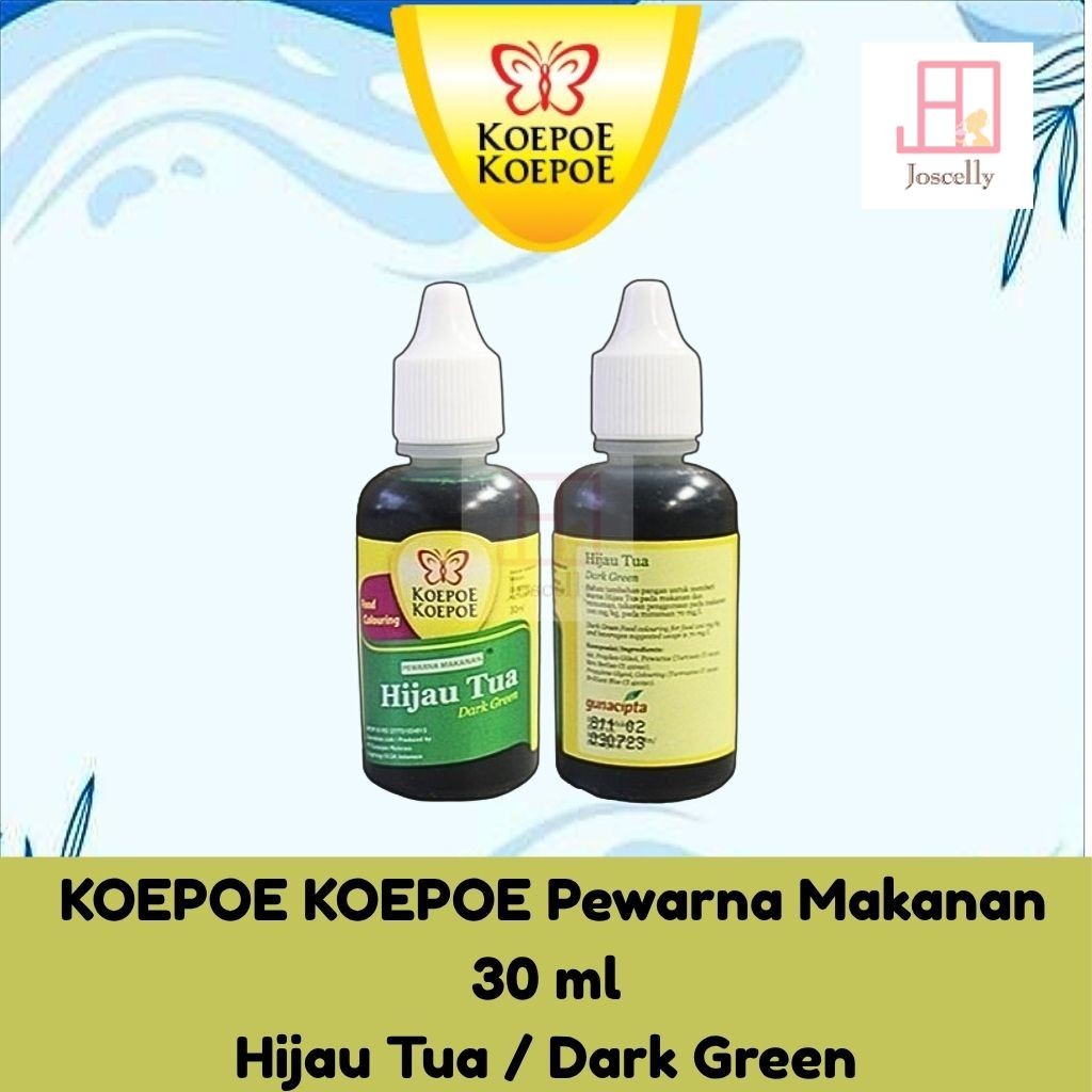 

JOSCELLY.ID KOEPOE KOEPOE Pewarna Makanan Hijau Tua / Dark Green