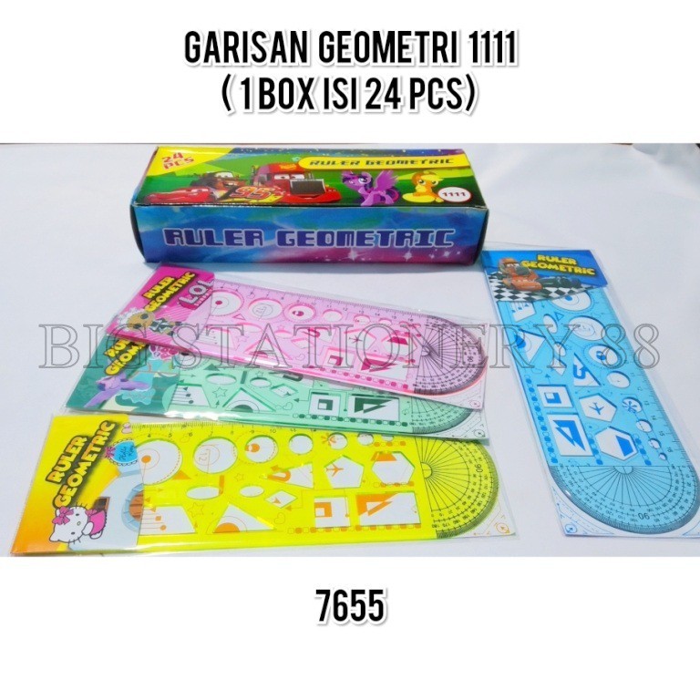 

24 PCS - Garisan Geometri 1111