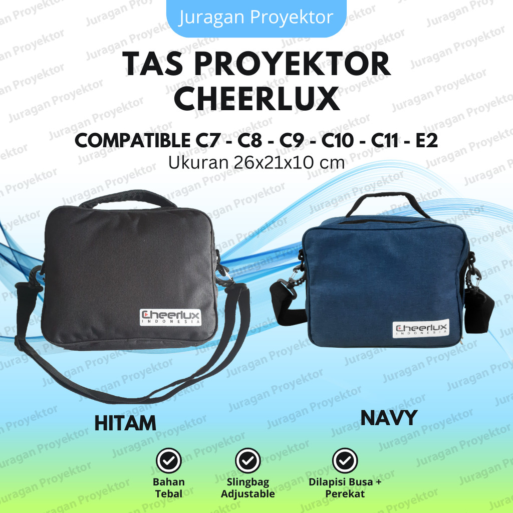 Tas Proyektor CHEERLUX C7 - C8 - C9 - C10 - C11 - E2 Waterproof | Slingbag Mini Projector Cheerlux A