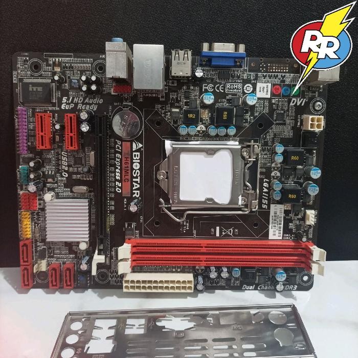 Motherboard Biostar H61 Socket 1155 H61MLC support sandy dan ivy