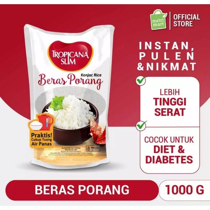 

Tropicana Slim Beras Porang (1000 G).