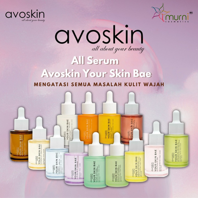 [ MURNI ] AVOSKIN YSB YOUR SKIN BAE  SERUM 30ml | ALPHA ARBUTIN | NIACINAMIDE | HYRACROSS | VITAMIN 