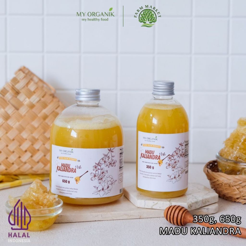 

My Organik Madu Kaliandra Madu Murni Asli Premium Pure Raw Honey Pure Original Tanpa Campuran