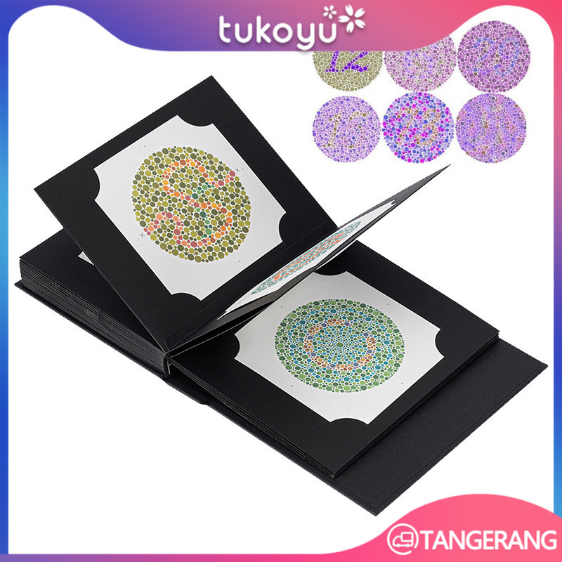 Buku Tes Buta Warna Ishihara 38 Plate Asli Import Jepang Dari Kanehara Alat Uji Kesehatan Mata Presi