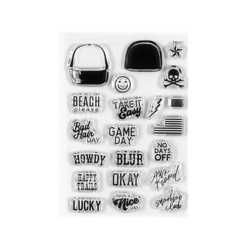 

English Clear Stamp Transparent Seal For DIY Scrapbooking Card Making 9001
