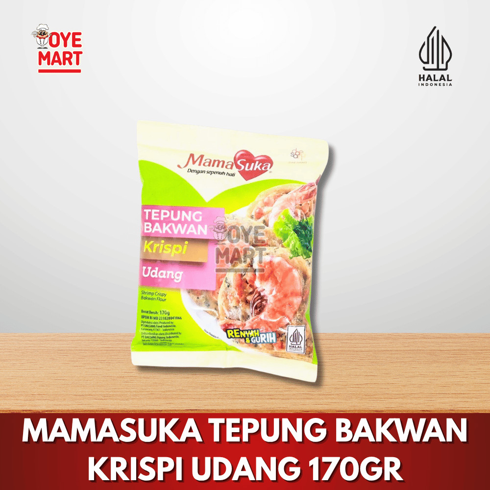 

MAMASUKA TEPUNG BAKWAN KRISPI UDANG 170GR