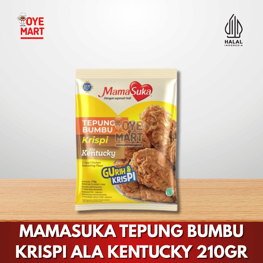 

MAMASUKA TEPUNG BUMBU KRISPI ALA KENTUCKY 210GR