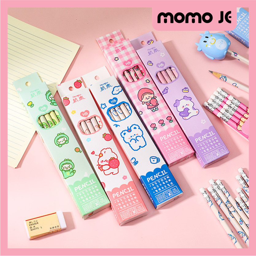 

MOMO JE S5670 Pensil Set Isi Banyak Pensil Set Alat Pensil Set Pack Cute Pensil Anak Karakter Lucu Tulis Sekolah Anak Lucu