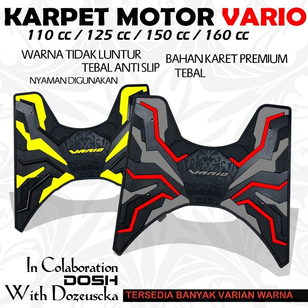 Karpet Motor Vario / Pijakan Kaki Vario / Alas Kaki Vario / Karpet Motor Vario / Pijakan Kaki Vario