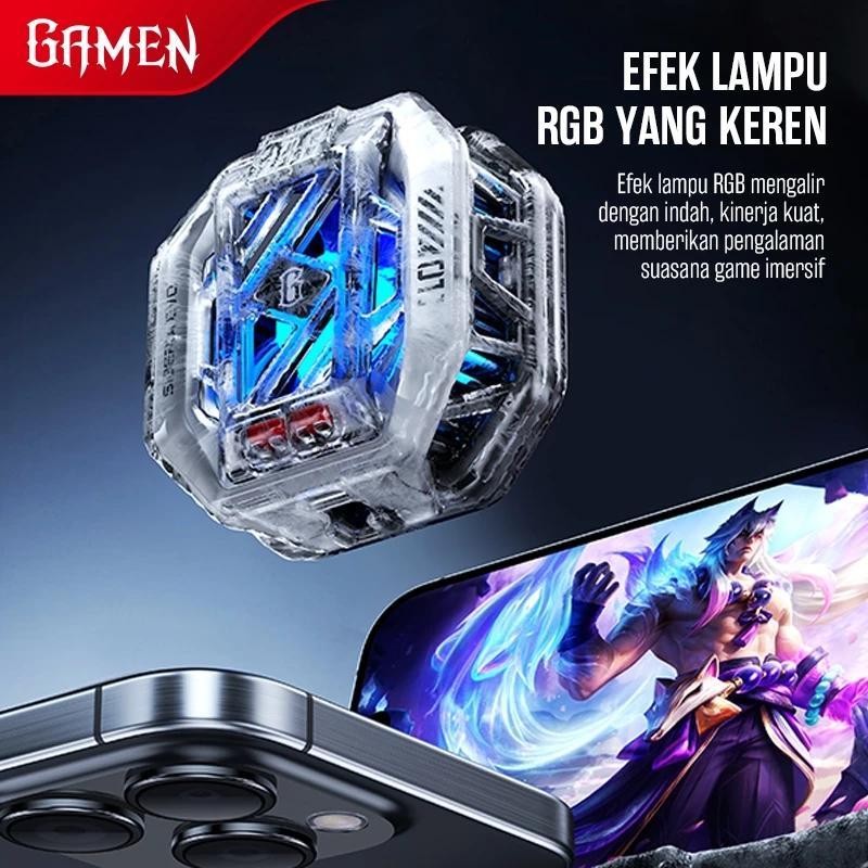 I* SIBERIA EVO Cooler Hp Magnetic Clamp GAMEN Ori Fan Cooler Hp Up to -4°C Kipas Gaming Pendingin Hp